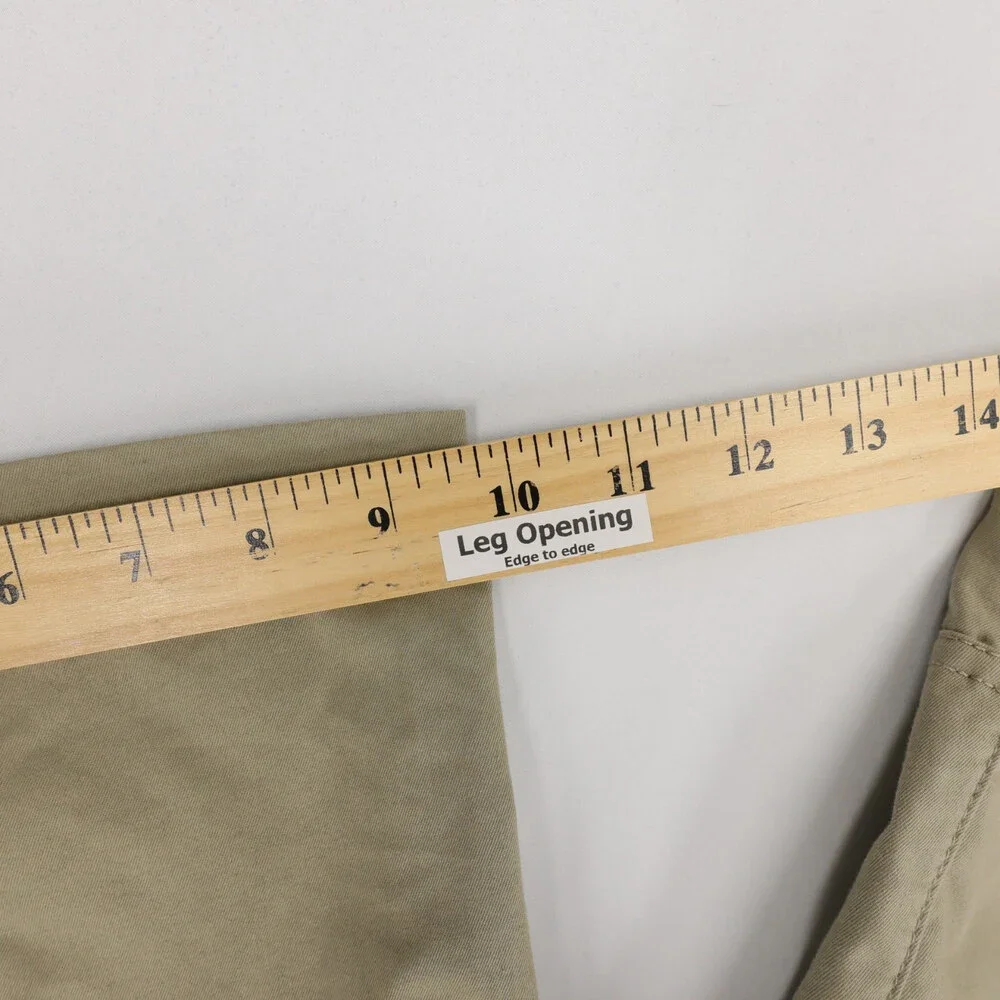 Toad&Co Departure Pants Mens 38x32 Khaki Chino Stretch Travel Outdoor Utility